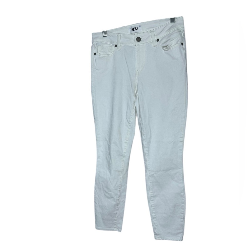 Paige White Verdugo Crop Jeans size 27 inseam 25”